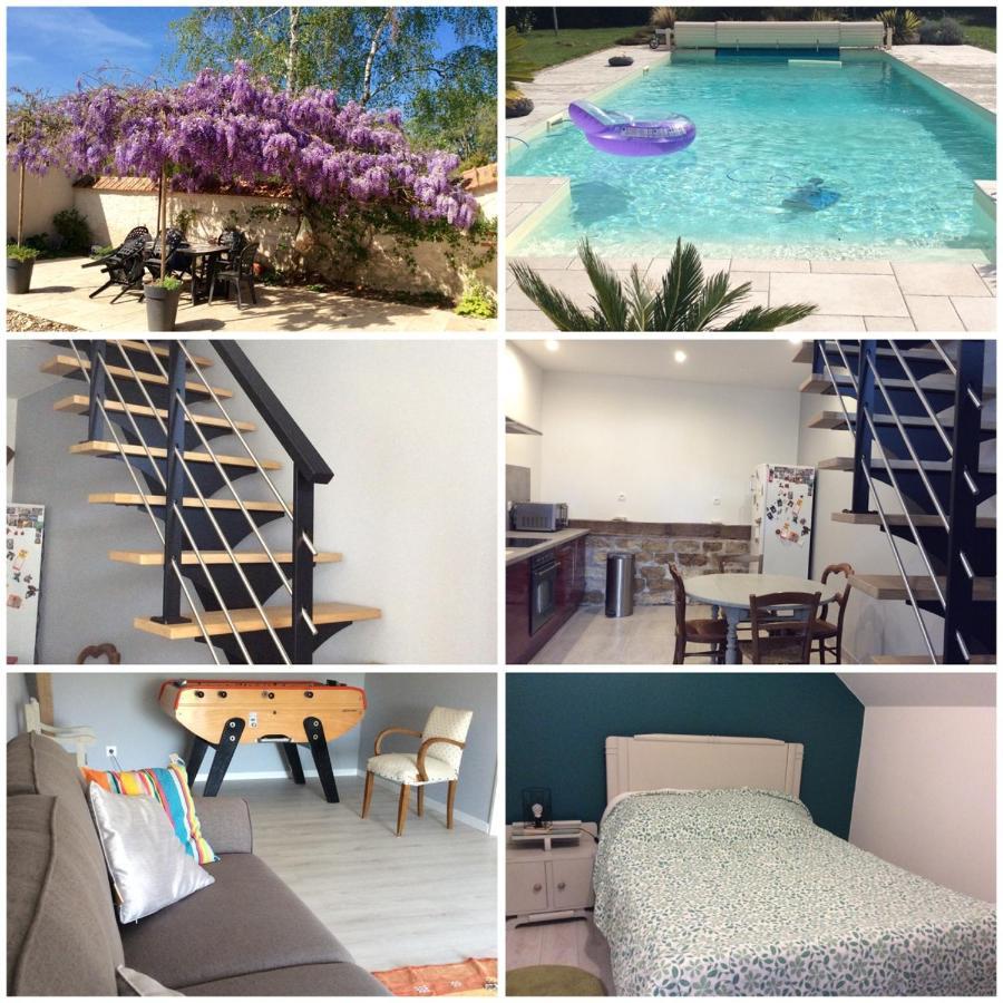 Gite Des Ouches - Piscine Civray  Exterior photo